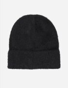 caely Beanie clasic cu margine răsucită Lindrina Neagră