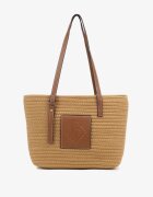 caely Geantă Bej închisă Croșetată Shopper din Bumbac Savonique