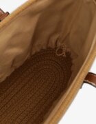 caely Geantă Bej închisă Croșetată Shopper din Bumbac Savonique
