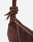caely Geantă de umăr din imitație de piele întoarsă în stil Boho Nalindria Maro