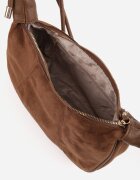caely Geantă de umăr din imitație de piele întoarsă în stil Boho Nalindria Maro