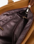 caely Geantă Maro Shopper cu Mânere Decorative Aplicație și Curea Suplimentară Idariona
