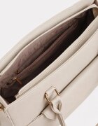 caely Geantă Shopper cu mâner și dungi precum și cu o poșetă mică tip plic în interior Arteda Bej