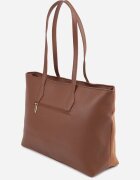 caely Geantă tip Shopper cu dungi decorative Eterno Maro