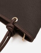 caely Shopper cu noduri decorative și împletitură Damomela Maro