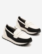 cambell Pantofi Mocasini Negri Din Piele Aroti