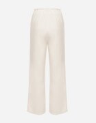 cantarana Pantaloni Bej deschis Paper Bag cu elastic în talie și talie înaltă Lunavia