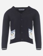  Cardigan Bleumarin cu nasturi cu buzunare decorative Noxana
