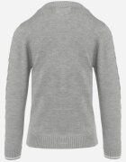  Cardigan Gri cu nasturi cu buzunare decorative Noxana