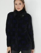  Cardigan Negru-Bleumarin Cu nasturi Arcite