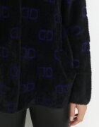  Cardigan Negru-Bleumarin Cu nasturi Arcite