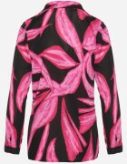 cflo Cămașă Fucsia-Neagră Decorată cu Model Acuarelă Muirella