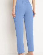 cflo Pantaloni Albaștri cu talie elastică decorați cu șnururi Efista