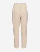 cflo Pantaloni Bej cu Talie Înaltă Tip Paper Bag cu Elastic în Talie Noravia