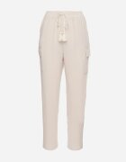cflo Pantaloni Bej deschis cu elastic în talie Decorați cu șnururi Efista