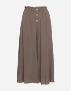 cflo Pantaloni Palazzo Maro din Viscoză cu Elastic în Talie Decorați cu Nasturi cu Picior 3/4 Efilis