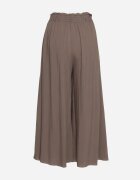 cflo Pantaloni Palazzo Maro din Viscoză cu Elastic în Talie Decorați cu Nasturi cu Picior 3/4 Efilis