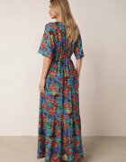 cflo Rochie Albastru-Verde din Vâscoză Cliera