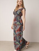 cflo Rochie Bleu marin-Portocalie Euphiche