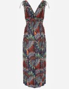 cflo Rochie Bleu marin-Portocalie Euphiche