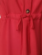 cflo Rochie Bordo din Viscoză Xelpiroe