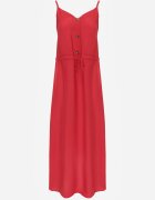 cflo Rochie Bordo din Viscoză Xelpiroe