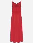 cflo Rochie Bordo din Viscoză Xelpiroe