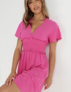 cflo Rochie Fucsia din Viscoză Gulpari