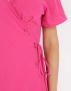 cflo Rochie Fucsia Tip plic Midi cu curea din material Rahellitte