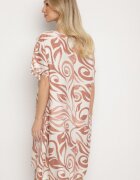 cflo Rochie Maro Tip Cutie cu Model Ornamental din Viscoză Tosela