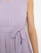 cflo Rochie Midi Violet Vâscoză cu Elastic în Talie și Curea din Material Bicuh