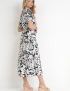 cflo Rochie Negru-Albă Gertisa