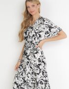 cflo Rochie Negru-Albă Gertisa
