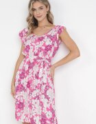 cflo Rochie Rozalie din Viscoză cu Imprimeu Floral Fannio