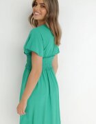 cflo Rochie Verde din Vascoză Gulpari