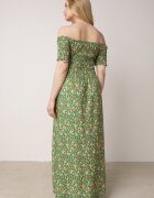 cflo Rochie Verde din Viscoză Cheri