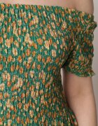 cflo Rochie Verde din Viscoză Cheri