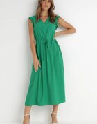 cflo Rochie Verde din Viscoză Yorgebius