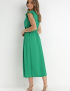 cflo Rochie Verde din Viscoză Yorgebius