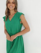 cflo Rochie Verde din Viscoză Yorgebius