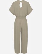 cflo Salopetă din viscoză verde închis cu croi cambrat cu pantaloni largi Delsea