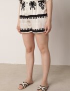cflo Set Bej-Negru în Stil Rustic Cămașă și Pantaloni scurți Tosmire