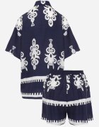 cflo Set Bleumarin în stil rustic Cămașă și Pantaloni scurți Tosmire