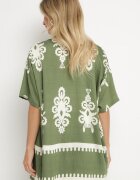 cflo Set Verde închis în Stil Rustic Cămașă și Pantaloni scurți Tosmire