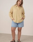 christy Cămașă oversize din bumbac Nororena Galbenă