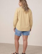 christy Cămașă oversize din bumbac Nororena Galbenă
