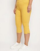 christy Pantaloni galbeni din bumbac cu croială Capri Dolonisa