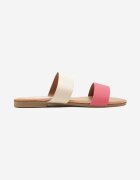 ciaodeo Papuci Minimaliști Fucsia cu Talpă Plată cu Baretă Dublă Dorese