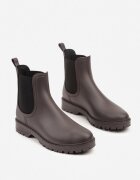  Cizme de cauciuc Maro Plate Stil Chelsea Irinelle