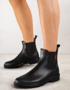  Cizme de cauciuc Negre în stil chelsea Bellexia